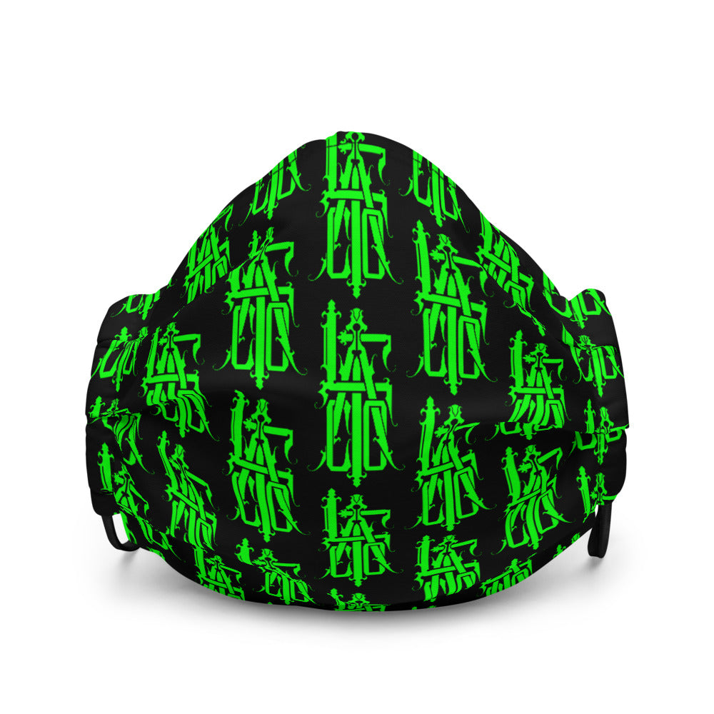 Monster green face mask L.A. Fairing Co.